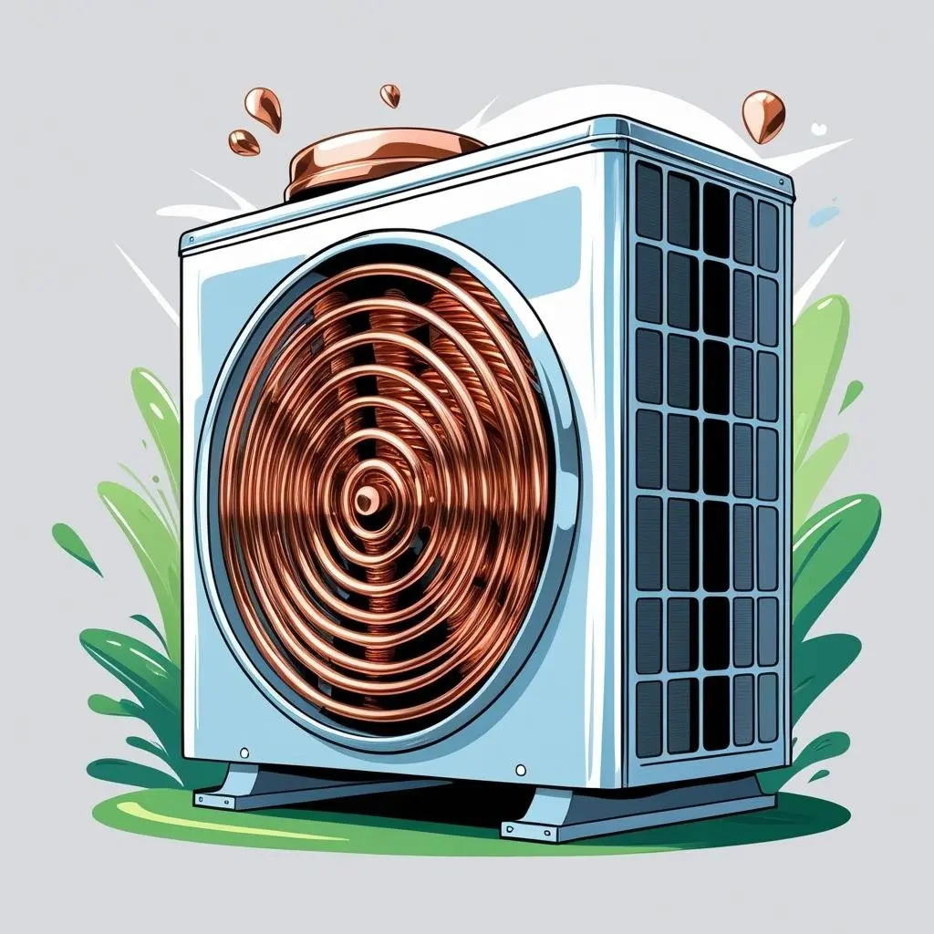 [AC-031] Copper Coil Condensor (1 ton Split)