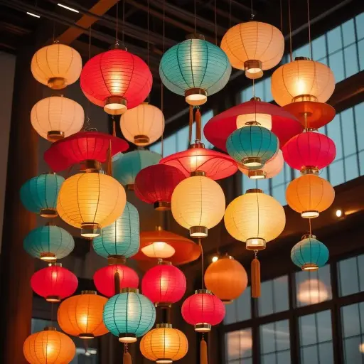 [E-019] Decorative lantern installation