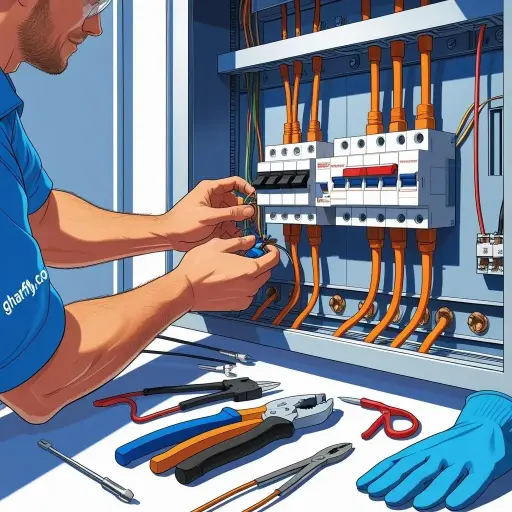 [E-029] 3-phase changeover switch installation
